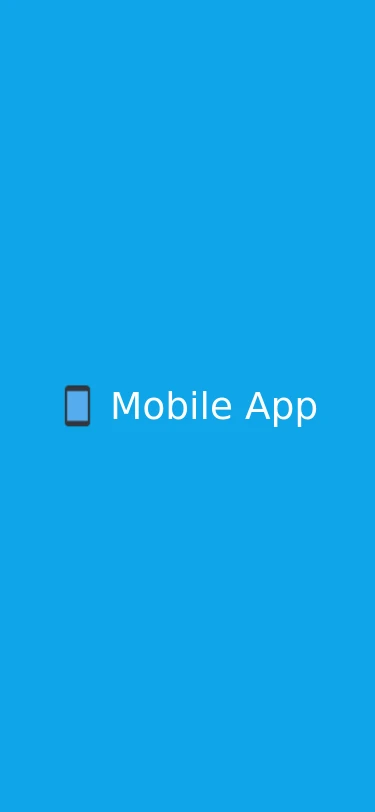 Mobile App Screen
