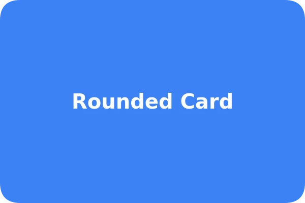 Rounded Card